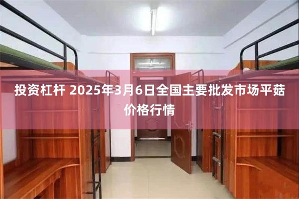 投资杠杆 2025年3月6日全国主要批发市场平菇价格行情