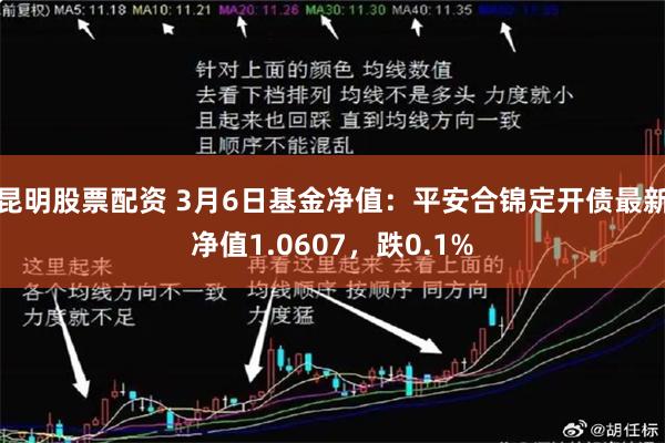 昆明股票配资 3月6日基金净值：平安合锦定开债最新净值1.0607，跌0.1%