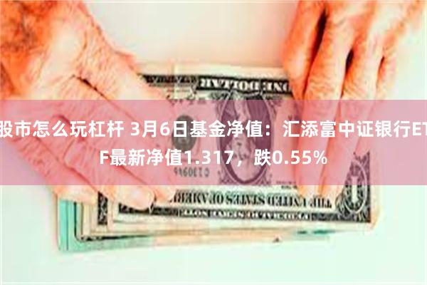 股市怎么玩杠杆 3月6日基金净值：汇添富中证银行ETF最新净值1.317，跌0.55%