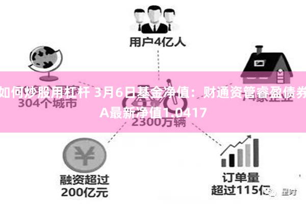 如何炒股用杠杆 3月6日基金净值：财通资管睿盈债券A最新净值1.0417