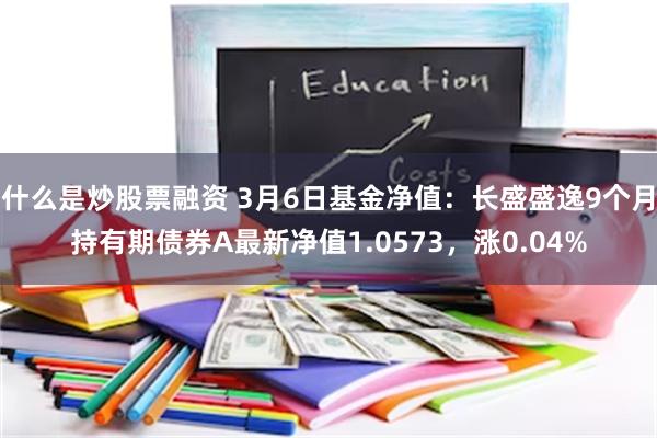 什么是炒股票融资 3月6日基金净值：长盛盛逸9个月持有期债券A最新净值1.0573，涨0.04%