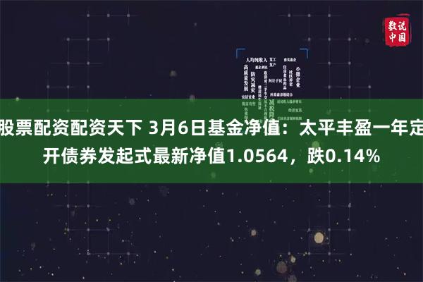 股票配资配资天下 3月6日基金净值：太平丰盈一年定开债券发起式最新净值1.0564，跌0.14%