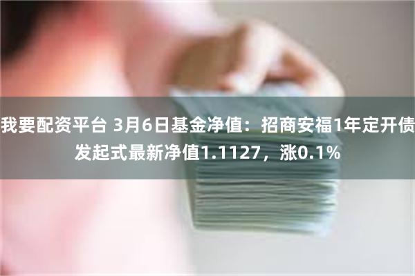 我要配资平台 3月6日基金净值：招商安福1年定开债发起式最新净值1.1127，涨0.1%