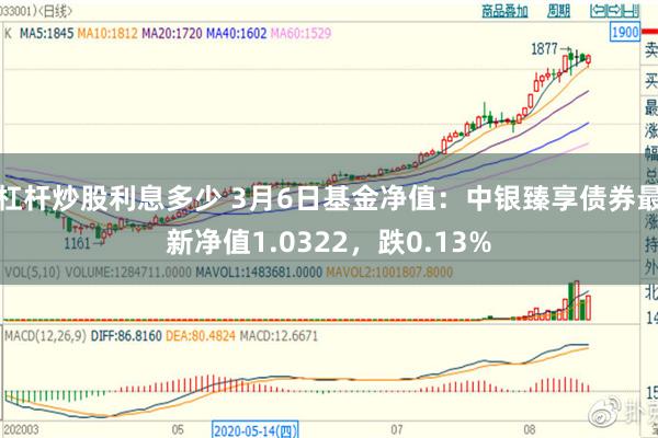 杠杆炒股利息多少 3月6日基金净值：中银臻享债券最新净值1.0322，跌0.13%