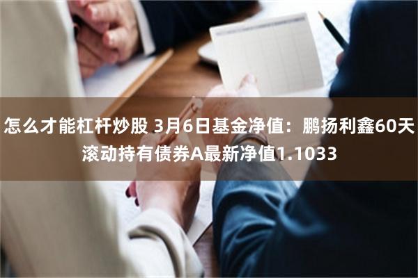 怎么才能杠杆炒股 3月6日基金净值：鹏扬利鑫60天滚动持有债券A最新净值1.1033