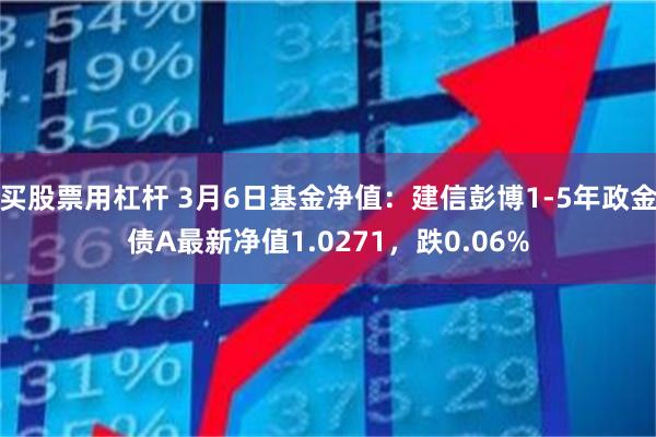 买股票用杠杆 3月6日基金净值：建信彭博1-5年政金债A最新净值1.0271，跌0.06%