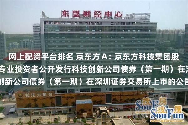 网上配资平台排名 京东方Ａ: 京东方科技集团股份有限公司2025年面向专业投资者公开发行科技创新公司债券（第一期）在深圳证券交易所上市的公告