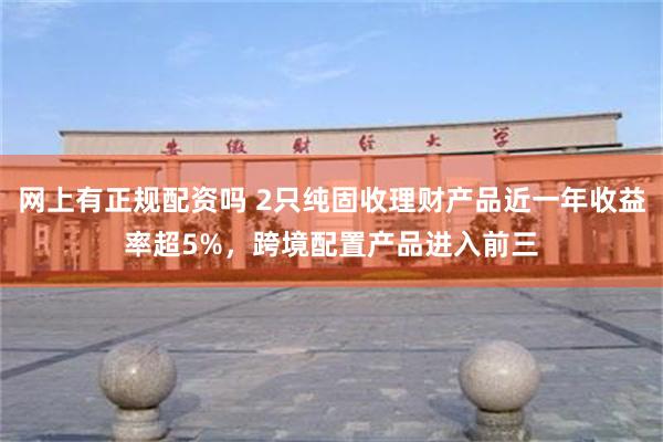 网上有正规配资吗 2只纯固收理财产品近一年收益率超5%，跨境配置产品进入前三