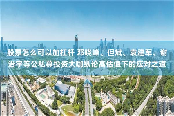 股票怎么可以加杠杆 邓晓峰、但斌、袁建军、谢治宇等公私募投资大咖纵论高估值下的应对之道